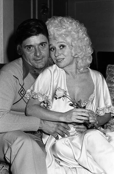Actress Barbara Windsor and her husband Ronnie Knight. 11th July 1980