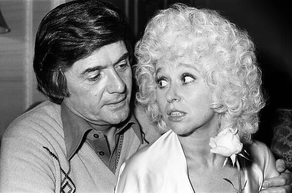 Actress Barbara Windsor and her husband Ronnie Knight. 11th July 1980