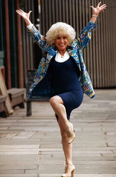 Actress Barbara Windsor, who is in Newcastle to film the Tyne Tees series '