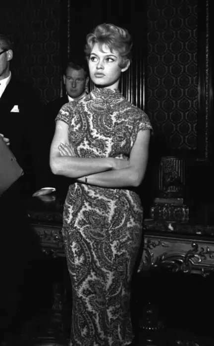 Framed Print : Actress Brigitte Bardot at the Empire Cinema in Leicester Square for rehearsals of