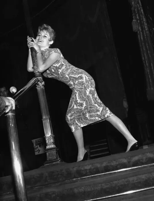 Framed Print : Actress Brigitte Bardot at the Empire Cinema in Leicester Square for rehearsals of