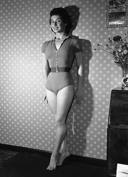 Actress Carole Ann Ford (17) who, as the character Susan