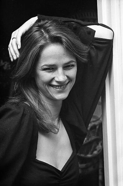 Actress Charlotte Rampling pictured at her London home. 4th January 1973