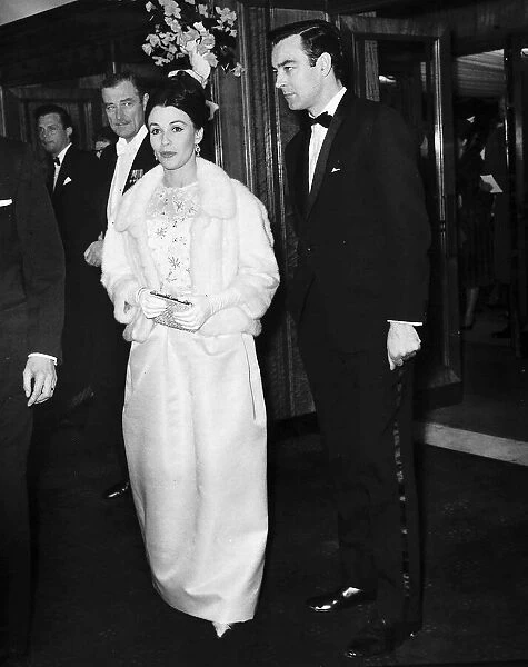 Actress Claire Bloom arriving with Richard Johns at the Odeon Leicester Square Lower