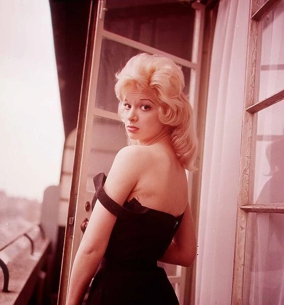 Actress Claire Gordon, star of the film Konga. April 1960