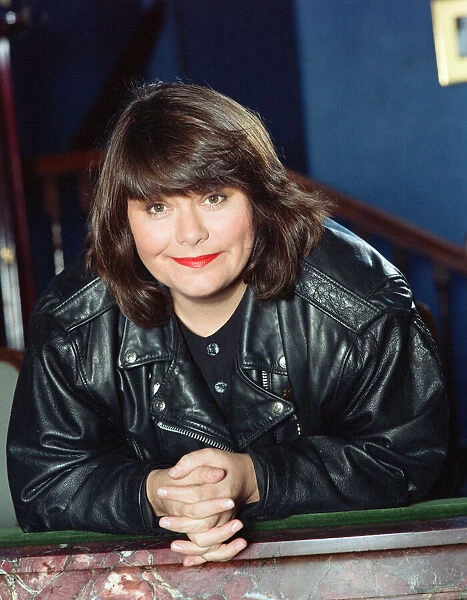 Actress and comedian Dawn French. 1st February 1991