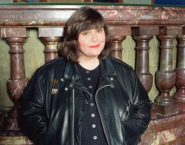 Actress and comedian Dawn French. 1st February 1991