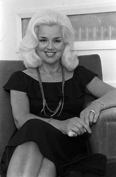 Actress Diana Dors April 1984