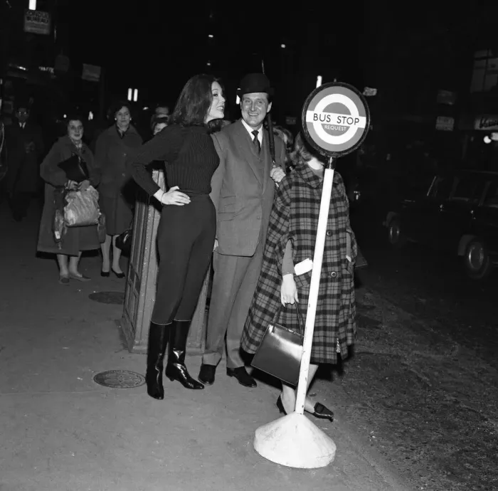 Framed Print : Actress Diana Rigg, 26, the new heroine of the television series The Avengers