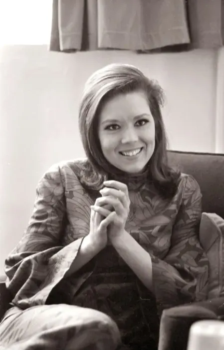 Framed Print : Actress Diana Rigg in Evening Trouser Suit March 1967