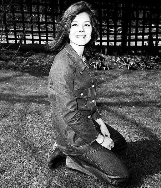 Actress Diana Rigg star of The Avengers 1965