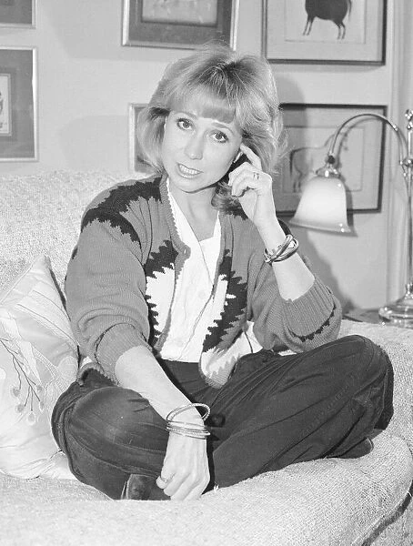 Actress Felicity Kendal prior to her TV programme Mistress in December 1984