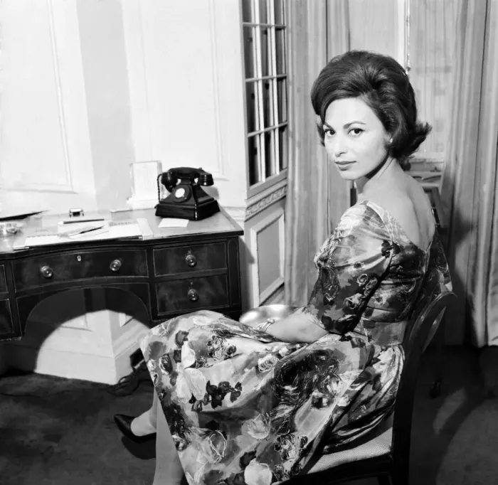 Framed Print : Actress Haya Harareet seen here in her London Hotel room. 3rd June 1960