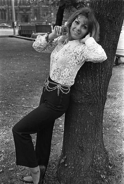 Actress Ingrid Pitt July 1969