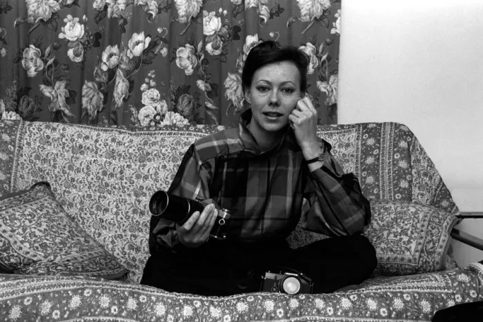 Framed Print : Actress Jenny Agutter during an interview about her forthcoming photography exhibition