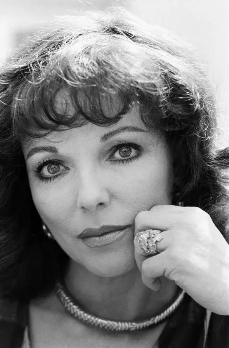 Framed Print : Actress Joan Collins. 6th May 1983