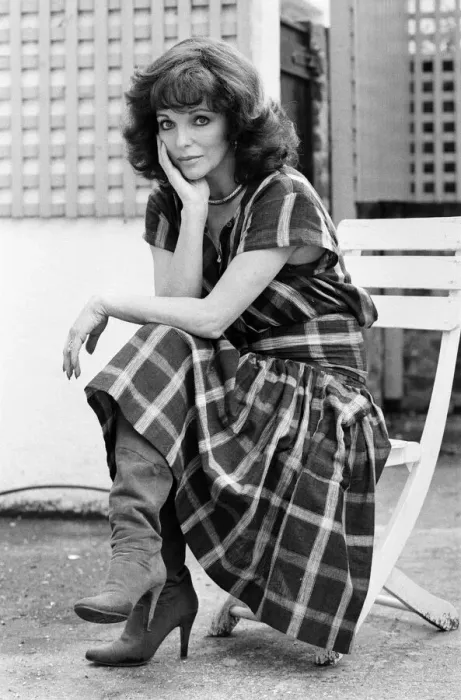 Framed Print : Actress Joan Collins. 6th May 1983