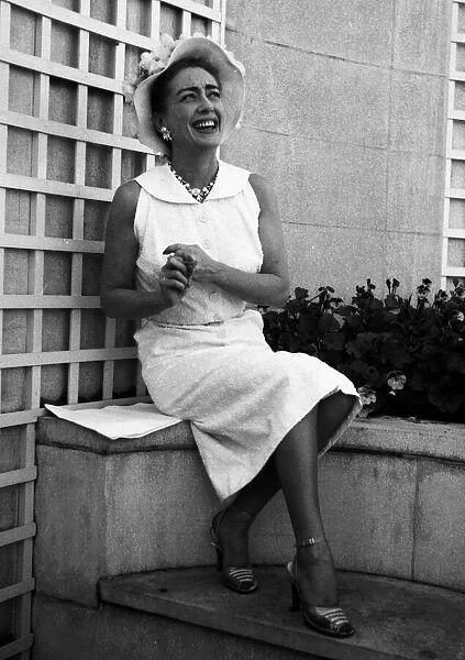 Actress Joan Crawford July 1956