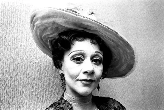 Framed Print : Actress Joan Plowright in costume for the play The Rules Of The Game