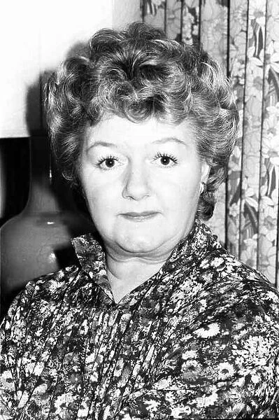 Actress Joan Sims relaxing at home March 1979 A©Mirrorpix