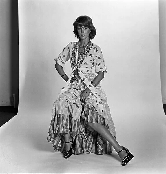 Actress Joanna Lumley. 5th September 1974