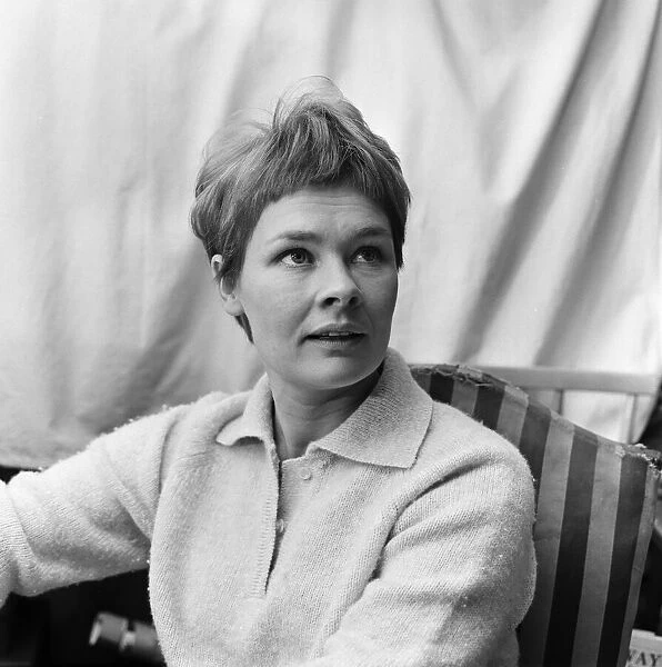 Actress Judi Dench. 4th August 1967