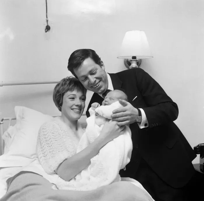 Framed Print : Actress Julie Andrews of My Fair Lady fame pictured in the London Clinic with Framed Print : Actress Julie Andrews of My Fair Lady fame pictured in the London Clinic with