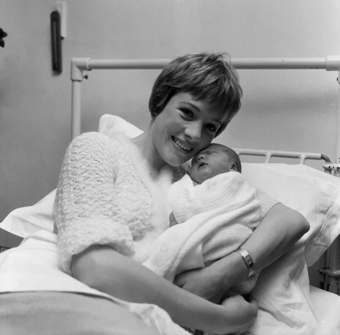 Framed Print : Actress Julie Andrews of My Fair Lady fame pictured in the London Clinic with Framed Print : Actress Julie Andrews of My Fair Lady fame pictured in the London Clinic with