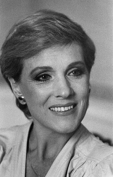 Actress Julie Andrews pictured at a London Hotel. 28th June 1983