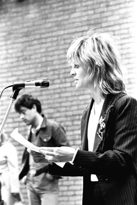 Framed Print : Actress Julie Christie attends a Stop the War Games Rally at Eldon Square in Newcastle 13 Framed Print : Actress Julie Christie attends a Stop the War Games Rally at Eldon Square in Newcastle 13