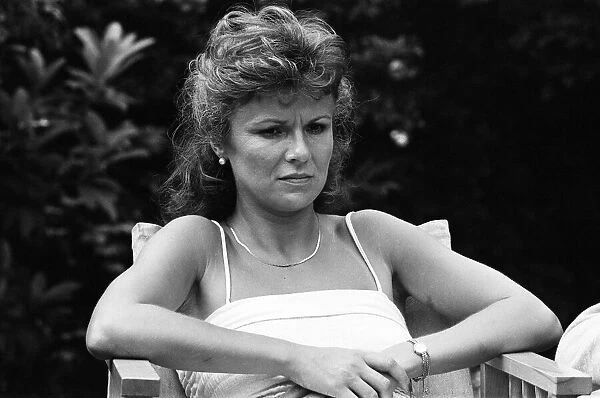 Actress Julie Walters on location. 3rd July 1985