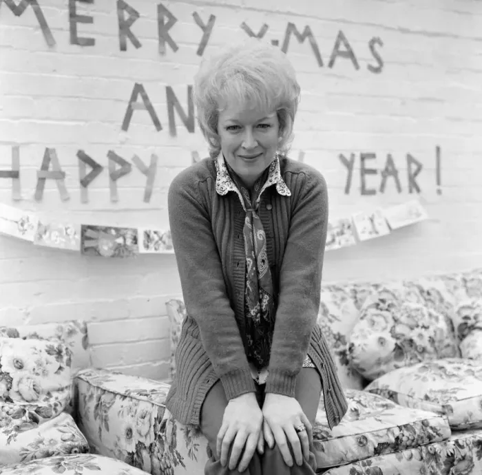 Framed Print : Actress June Whitfield pictured at her home. 16th December 1971 Framed Print : Actress June Whitfield pictured at her home. 16th December 1971