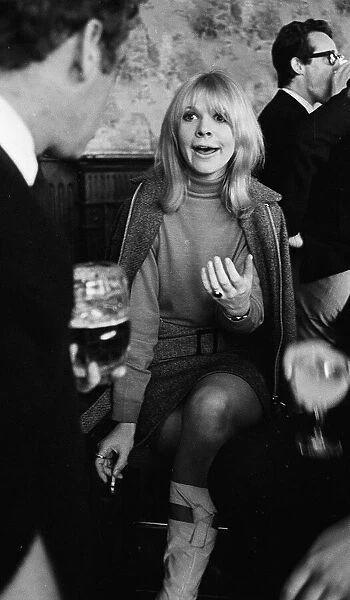 Actress Katy Manning aged 17 1965