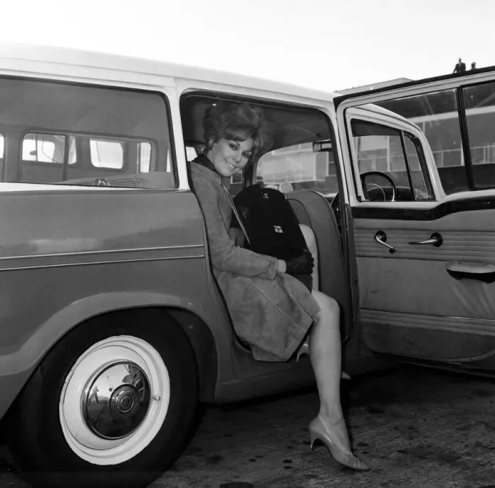 Framed Print : Actress Kim Novak leaving London Airport for France. 11th October 11th October 1965 Framed Print : Actress Kim Novak leaving London Airport for France. 11th October 11th October 1965