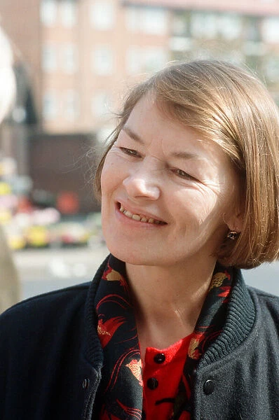 Actress and Labour candidate Glenda Jackson. 31st March 1990