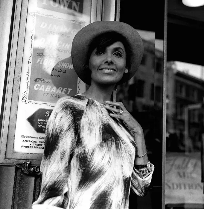 Framed Print : Actress Lena Horne outside Talk of the Town in London 1964 Framed Print : Actress Lena Horne outside Talk of the Town in London 1964