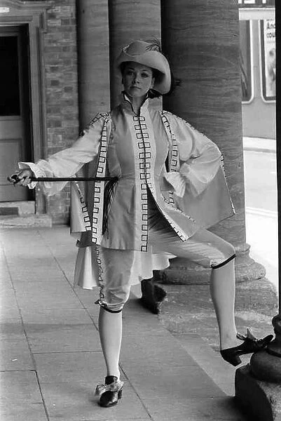 Actress Linda Thorson of Avengers fame as she appears in the play '