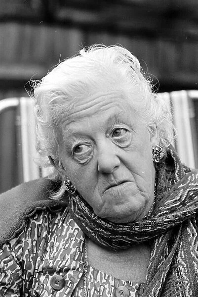 Actress Margaret Rutherford September 1963 Pictured at home Gerrards Cross