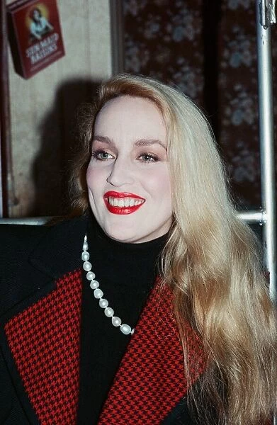 Actress & model Jerry Hall, who is currently starring in a West End Production of Bus