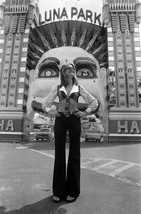 Framed Print : Actress Olivia Newton-John in Sydney, Australia. 3rd November 1973