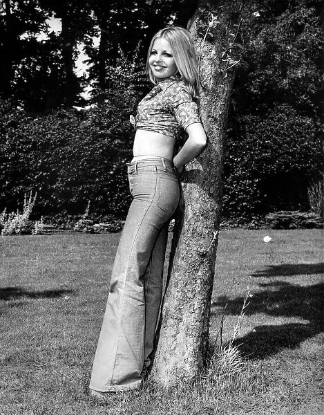 Actress Sally Thomsett, seen here at her beautiful Thames-side home in Teddington