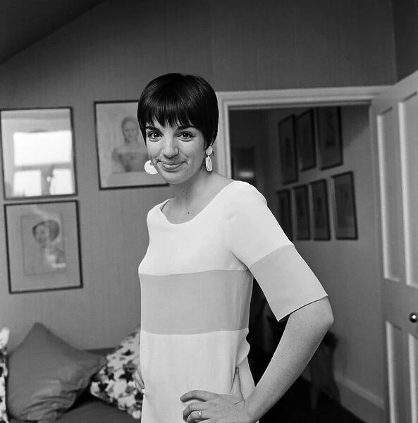 Actress and singer Liza Minnelli in London. 5th May 1966
