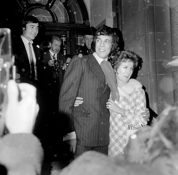 Actress, singer Millicent Martin married 24 year-old actor Norman Eshley at Brighton