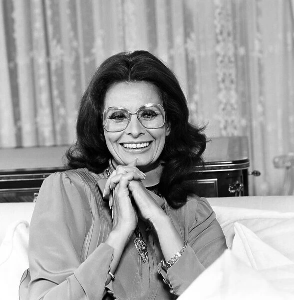 Actress Sophia Loren, pictured in London where shes promoting her new book. October 1984