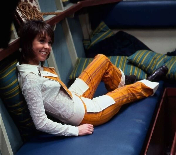 Actress Wendy Padbury who played the companion Zoe Herriot in Doctor Who 1971