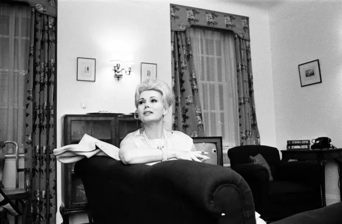Framed Print : Actress Zsa Zsa Gabor pictured at a West London Hotel, Saturday 12th March 1966
