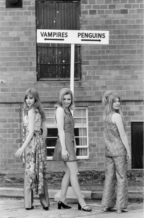 Framed Print : Three of the actresses in the Hammer horror production The Vampire Lovers Framed Print : Three of the actresses in the Hammer horror production The Vampire Lovers