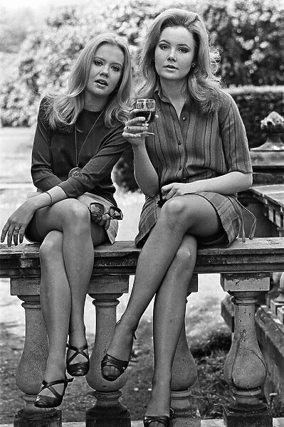 Actresses Hayley Mills and Pippa Steel. 13th May 1967