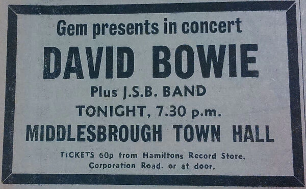 Advert from Evening Gazette June 1972