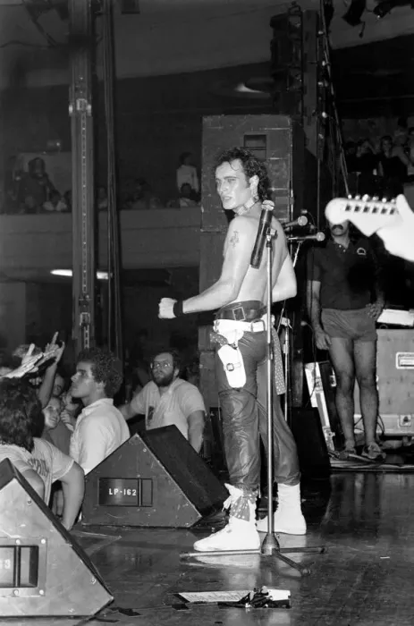 Framed Print : Adam Ant at The Palladium, Hollywood, Los Angeles, USA. December 1982 Framed Print : Adam Ant at The Palladium, Hollywood, Los Angeles, USA. December 1982